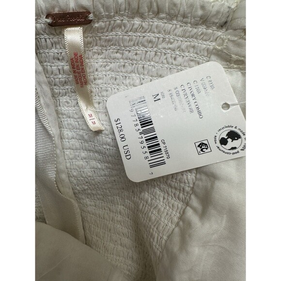 NWT Free People Women's M Berry Kiss Ivory Off-The-Shoulder Mini Dress NEW $128 - Picture 8 of 10